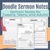 Doodle Sermon Notes for Tweens, Teens, and Adults