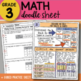 Doodle Sheet - Checking the Rule for Tables and Charts - E