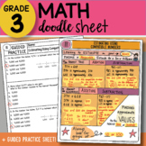 Doodle Sheet - Estimating Numbers - So EASY to Use! PPT Included