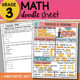 Doodle Sheet - Properties of Operations - So EASY to Use! 