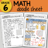 Doodle Sheet - Ratios and Rates in Tables and Graphs - Eas