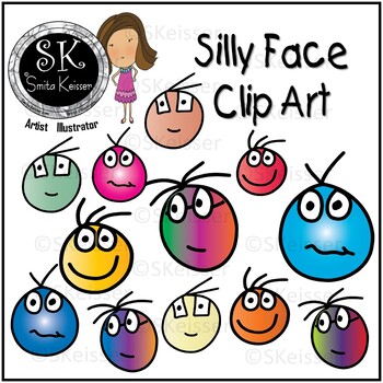 silly face clip art