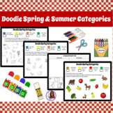 Doodle Spring & Summer Categories NO PREP