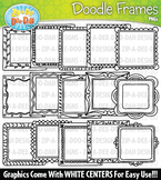 Doodle Square Frames Clipart Set {Zip-A-Dee-Doo-Dah Designs}