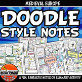 Doodle Style Notes for Medieval Europe Activity