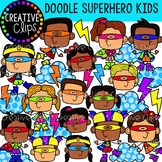 Doodle Superhero Kids {Creative Clips Clipart}