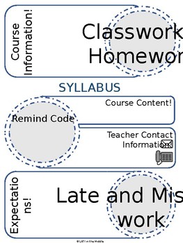 Preview of Doodle Syllabus *EDITABLE*