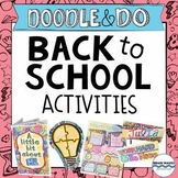 Doodle and Do Back to School Activities