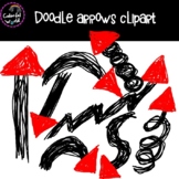 Doodle arrows clipart