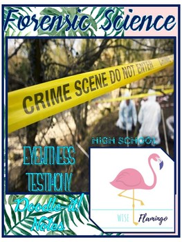 Preview of FORENSICS Doodle-it! Notes Eyewitness Testimony PSYCHOLOGY