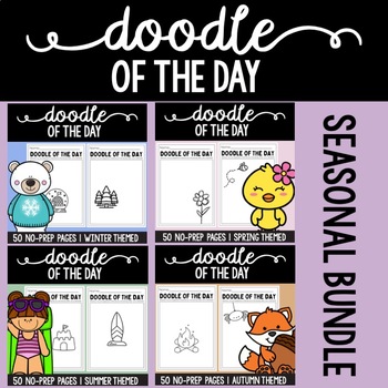 Preview of Doodle of the Day | Seasonal Bundle