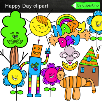 Preview of Doodles Clip Art kids Commercial use