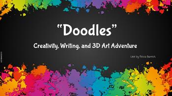 Preview of Doodles - Creativity, Writing, and 3D Art Adventure - TWIST on squiggle drawing