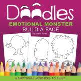 Doodles Monster Emoji Craft | Social Emotional Learning Ac