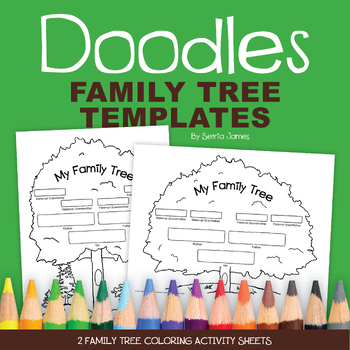 Preview of Doodles My Family Tree Activity | Printable Genogram Templates