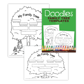Cute Printable Family Tree | Family tree printable, Family tree chart, Family  tree template