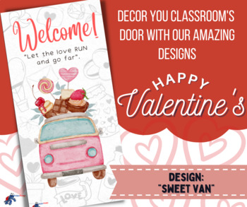 Preview of Door Banner (Valentine's) ("Sweet Van")