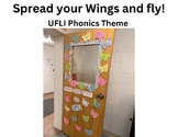 Door Decor/Bulletin Board: 'Spread your wings and UFLI' (U