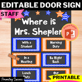 Where is the Teacher Name Door Sign Editable Classroom Dec