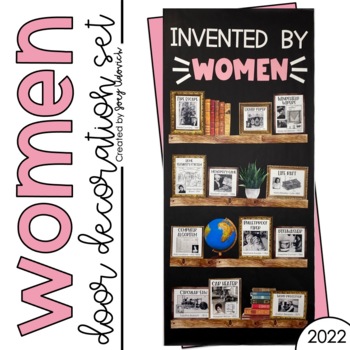 Preview of Door Decor or Bulletin Board: Women (PRINT & ASSEMBLE)