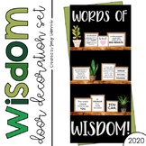 Door Decor or Bulletin Board: Words of Wisdom (PRINT & ASSEMBLE)