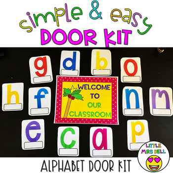 Door Decoration Kit: Alphabet Door by Little Mrs Bell | TpT