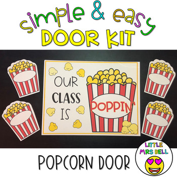 Preview of Door Decoration Kit: Popcorn