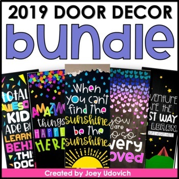 Preview of Door Decor Bundle 2019 | Bulletin Boards | Classroom Decor