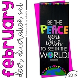Door Decoration Set: February "Be the Peace"