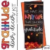 Door Decor or Bulletin Board: Gratitude (PRINT & ASSEMBLE)