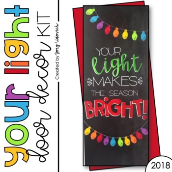 Preview of Door Decor or Bulletin Board: Your Light (PRINT & ASSEMBLE)