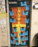 Door Decoration- Wrapping up the school year!- EDITABLE