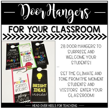 Preview of Door Hangers For Your Classroom