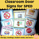 Door Signs for Special Education