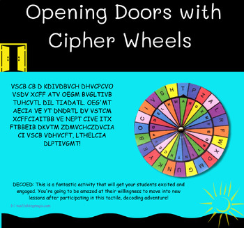 Preview of Doorways to Learning  with Cipher Wheels