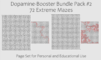 Preview of Dopamine-Booster Bundle-Pack #2 - 72 EXTREME Mazes