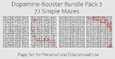 Dopamine-Booster Bundle-Pack #2 - 72 Simple Mazes