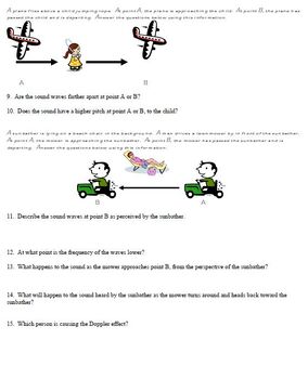 Doppler Effect Worksheet (for Physical Science) by Chem Queen | TpT