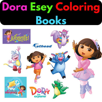 Preview of Dora Esey Coloring Books 2024