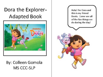 Preview of Dora the Explorer Adapted Book