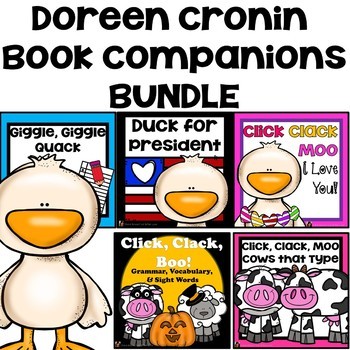 Preview of Doreen Cronin Book Companion Bundle