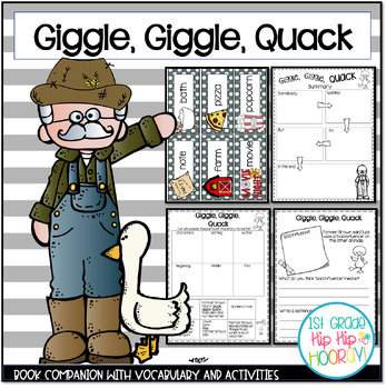 Preview of Book Companion for Doreen Cronin's Giggle Giggle Quack