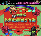 Dorothy & The Wicked Witch of the Clef- Treble Clef Staff 