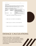 Dosage Calculations