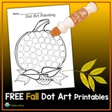 Dot Art Printable - Fall Pumpkin