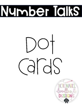 Preview of Dot Card Number Talk