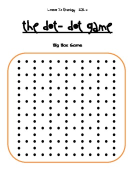 Dot-Dot Addition & Subtraction Partner Math Game by Lessons In Grossology