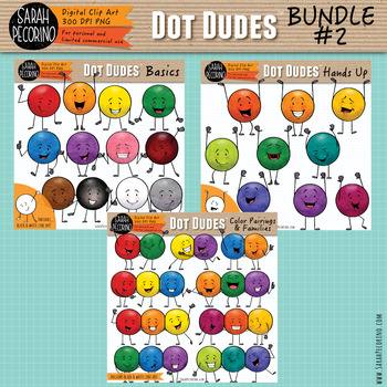 Preview of Dot Dudes Clip Art BUNDLE #2