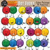 Dot Dudes Color Pairs & Families Clip Art