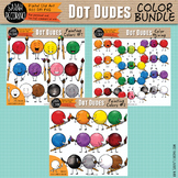 Dot Dudes Colors Clip Art BUNDLE
